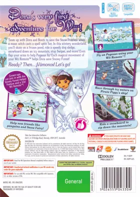 Dora Saves the Snow Princess box cover back